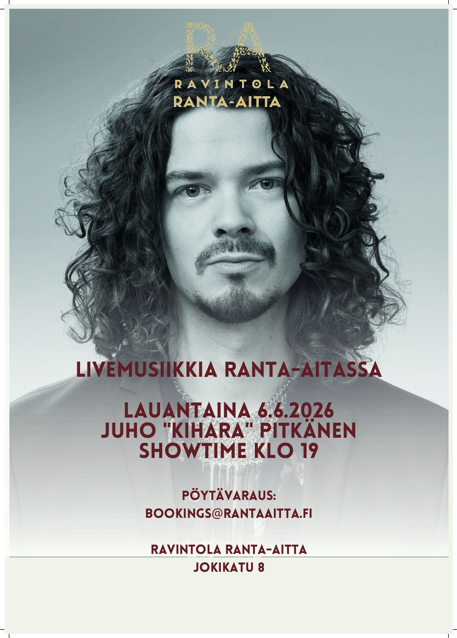Juho ”Kihara” Pitkänen goes Ranta-aitta 6.6.2026